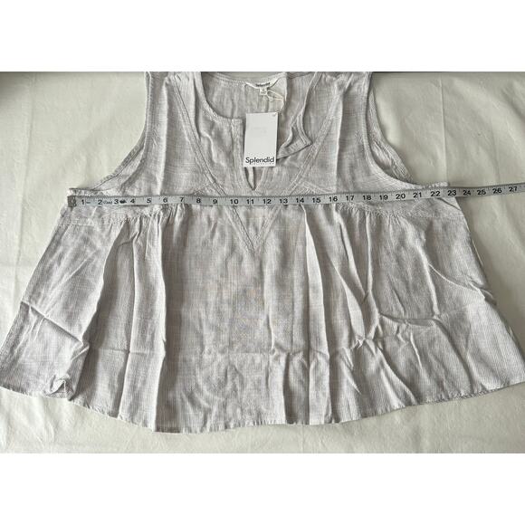 Splendid Susannah Top in Smoke Lavender Size XL - Picture 8 of 9